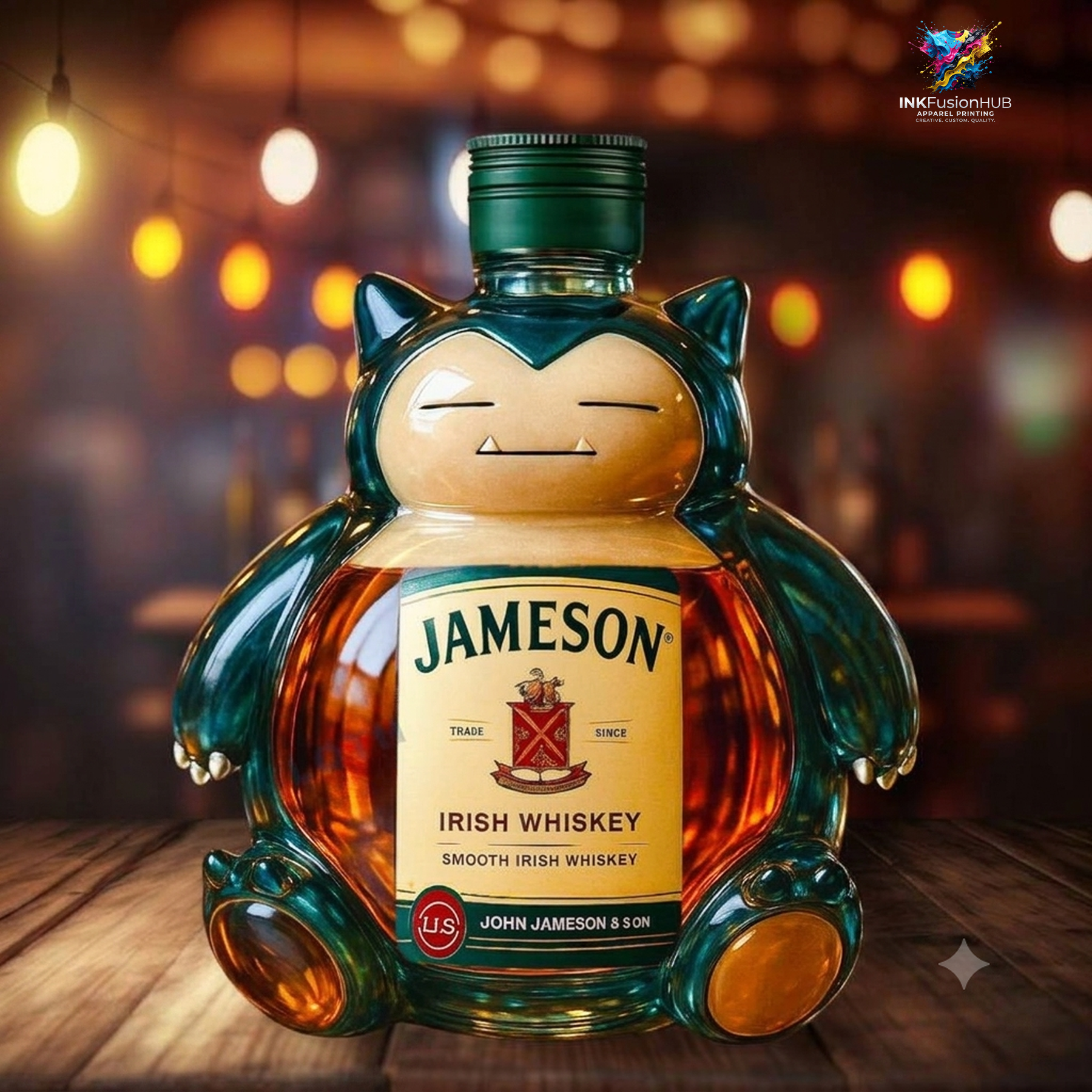 Pokemon Snorlax Whiskey Bottle Pokemon Snorlax Whiskey Bottle