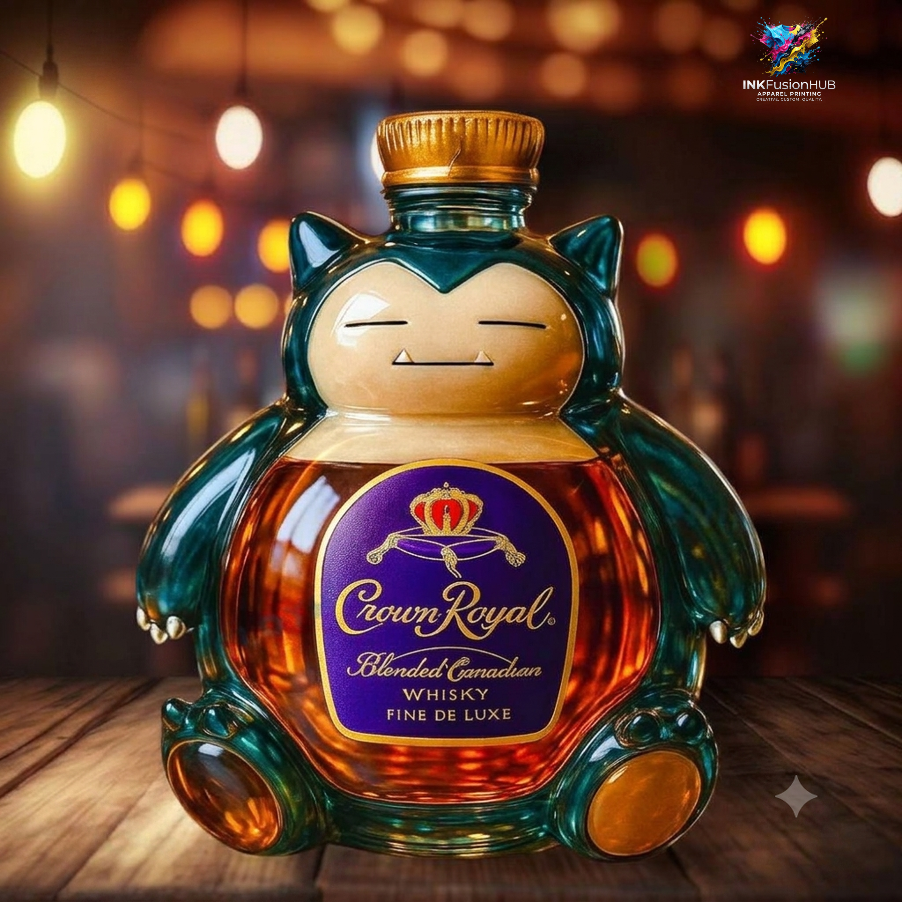 Pokemon Snorlax Whiskey Bottle Pokemon Snorlax Whiskey Bottle