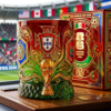 Portugal FIFA World Cup 2026 Campeoes Da Europa Crystal Whiskey Glass