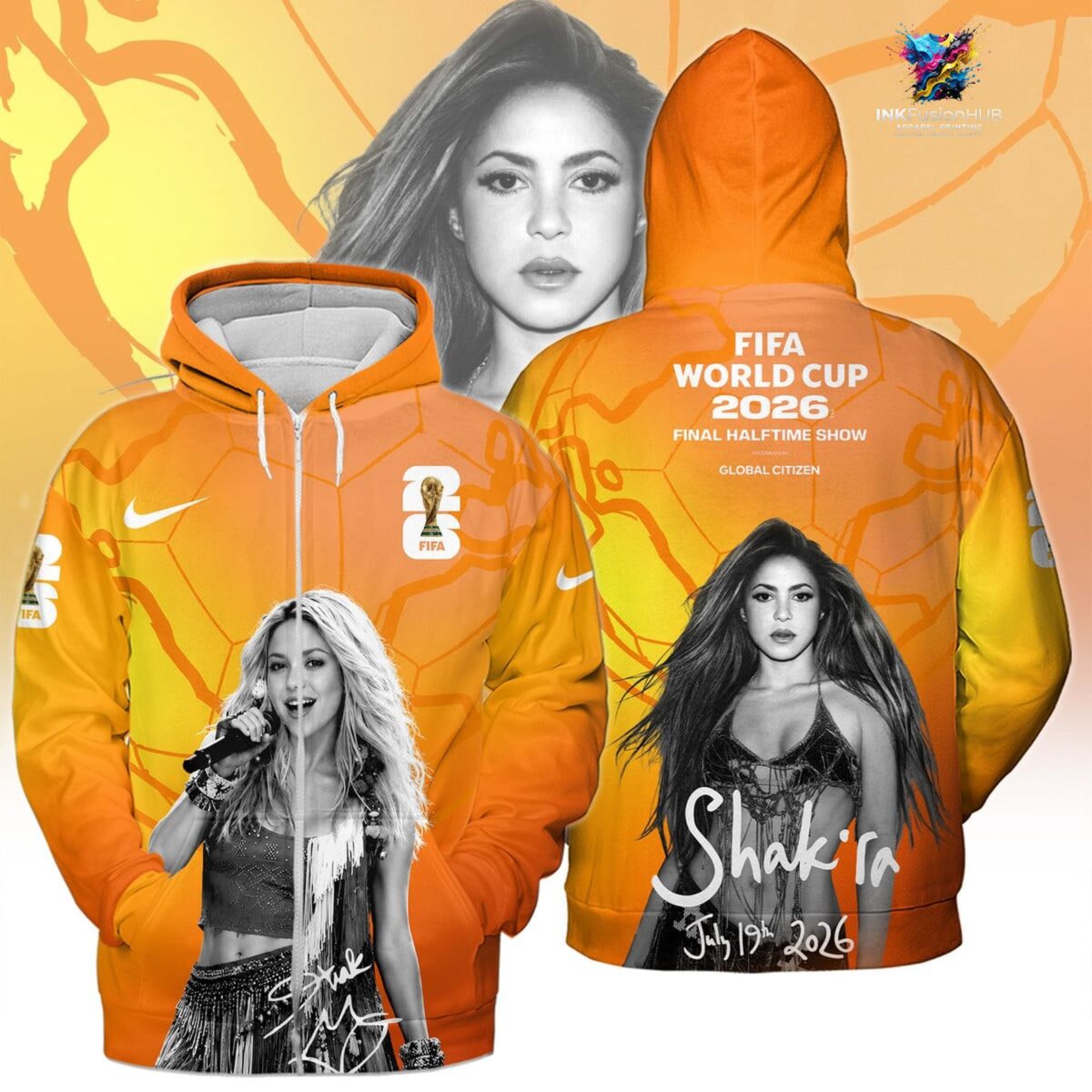Shakira Final Halftime Show World Cup 2026 Champions Hoodie