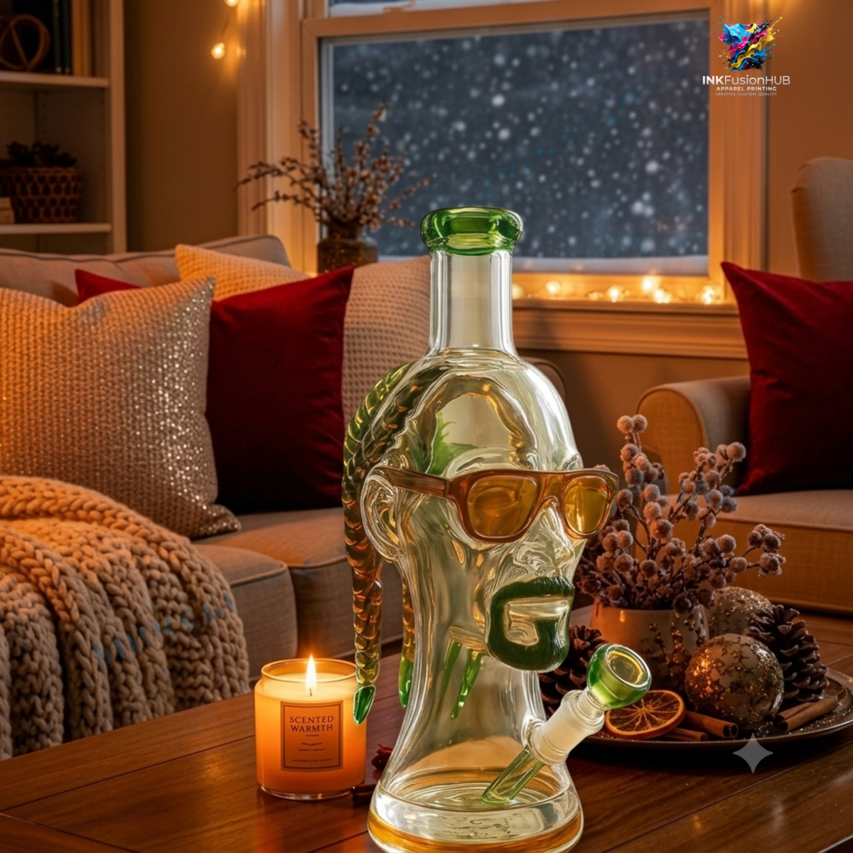 Snoop Dogg Big OG Custom Glass Bong