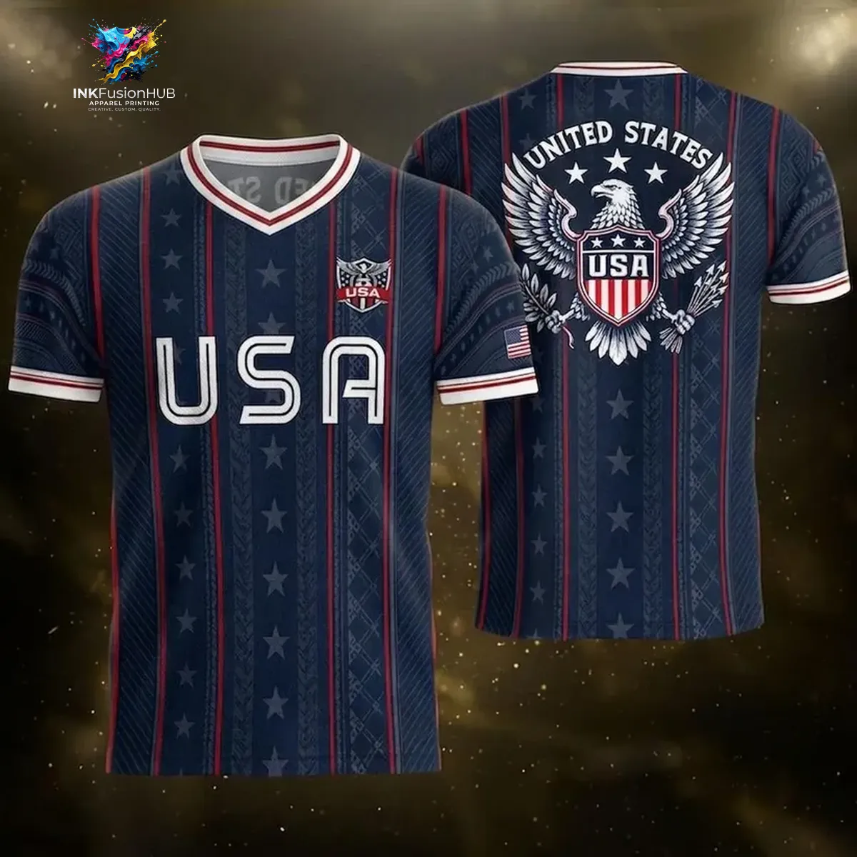 Soccer American Patriotic National Football Commemorative Soccer Jersey Soccer American Patriotic National Football Commemorative Soccer Jersey