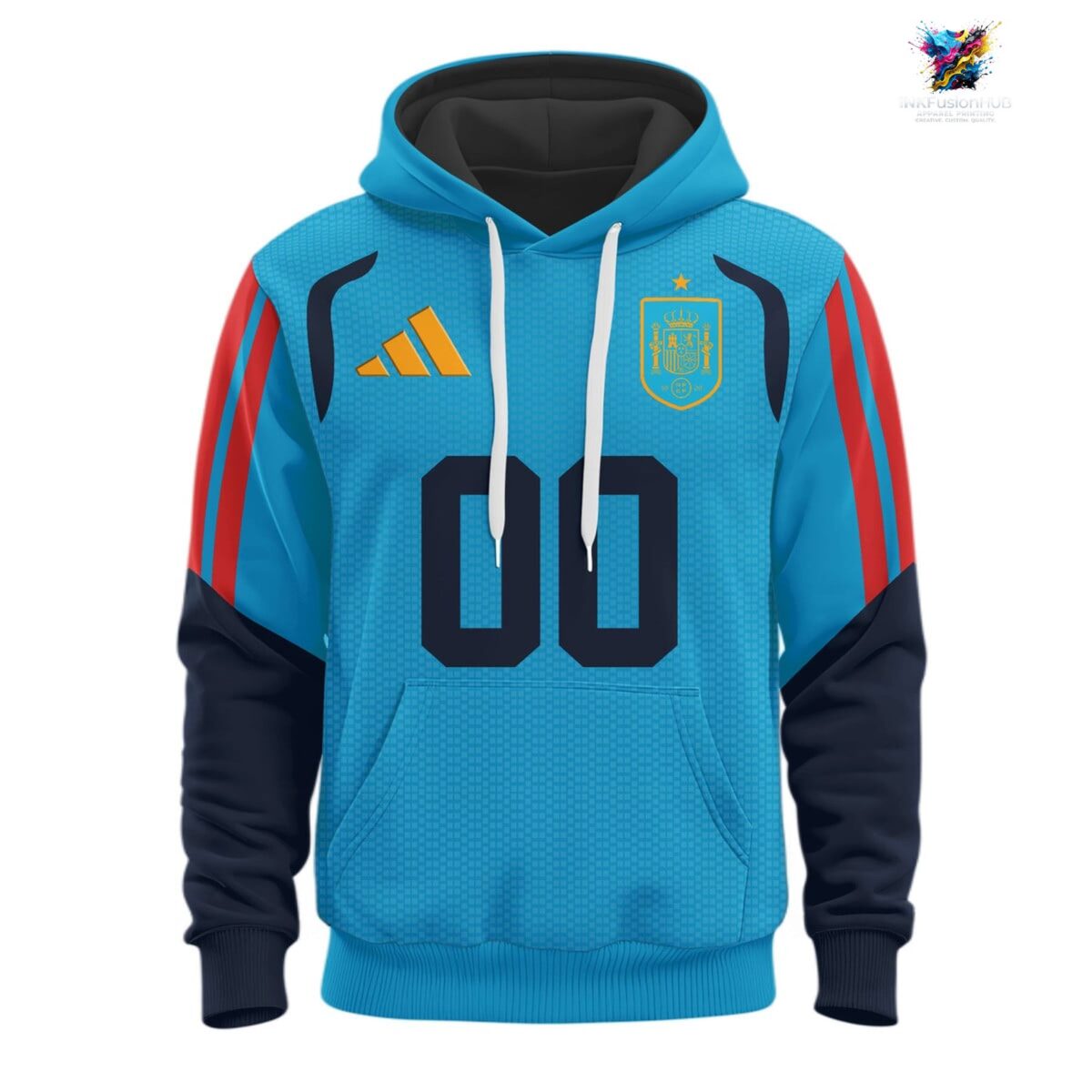 Spain National Team Home Customize Hoodie