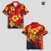 England World Cup 2026 Floral Hawaiian Shirt