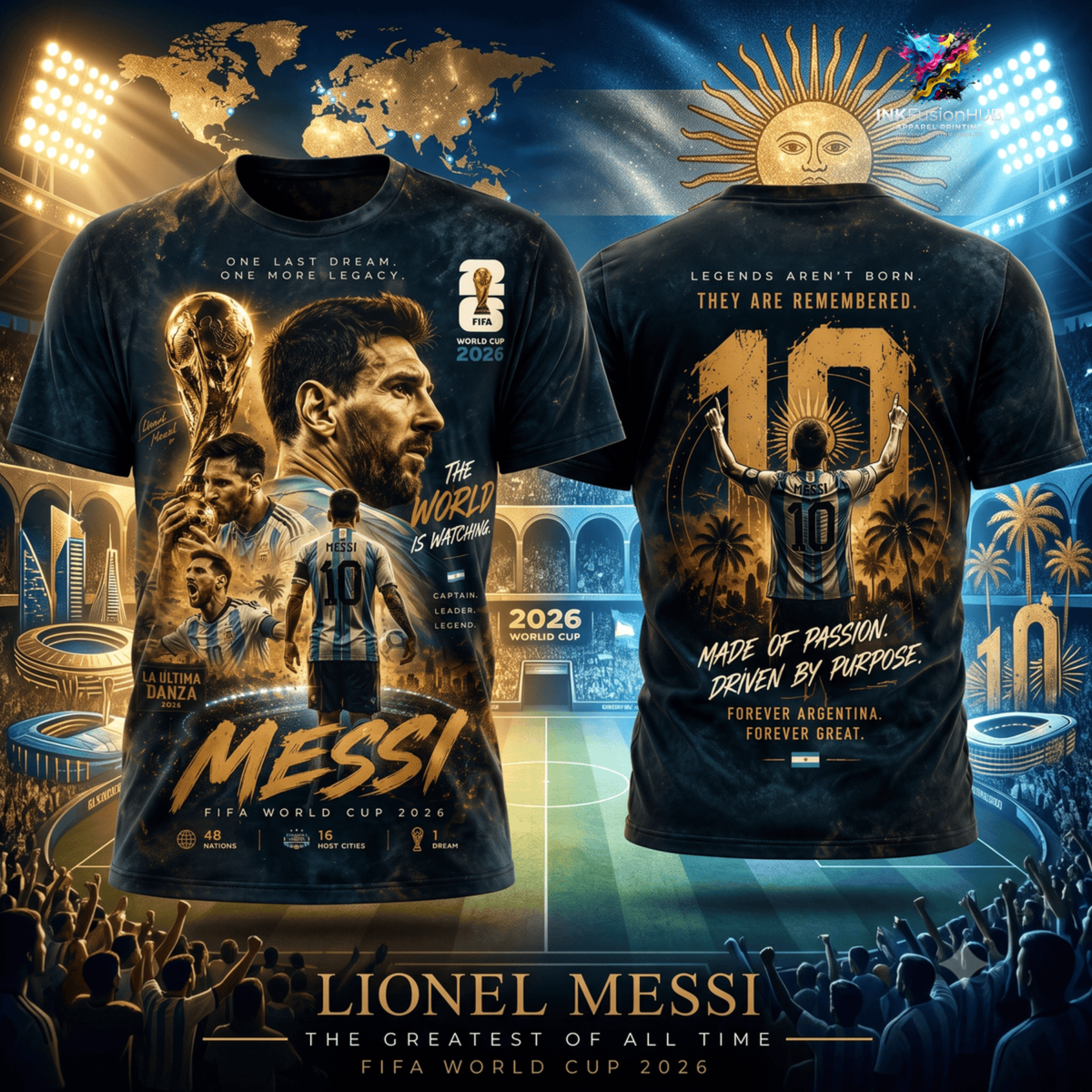 World Is Watching Messi Shirt – World Cup 2026 Tee