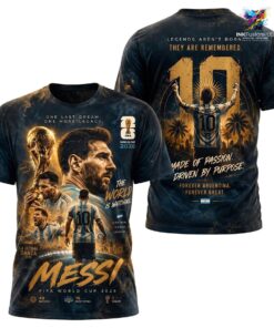 The World Is Watching Lionel Messi Argentina World Cup 26 Champions TShirt