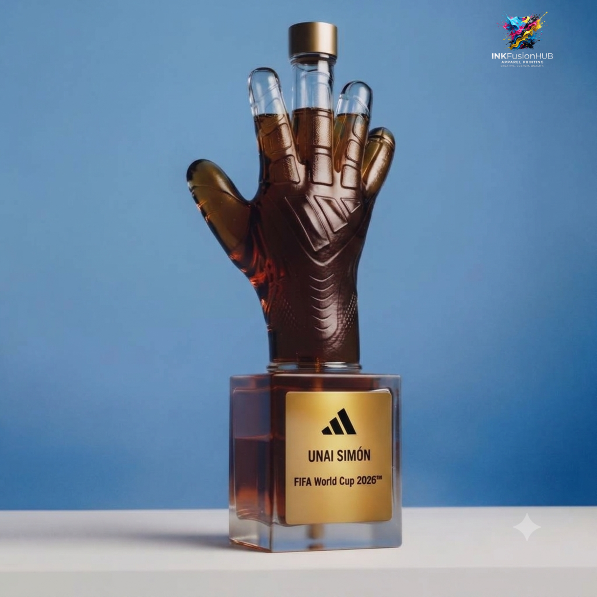 Unai Simon Best Goalkeeper 2026 World Cup Golden Glove Whiskey Bottle