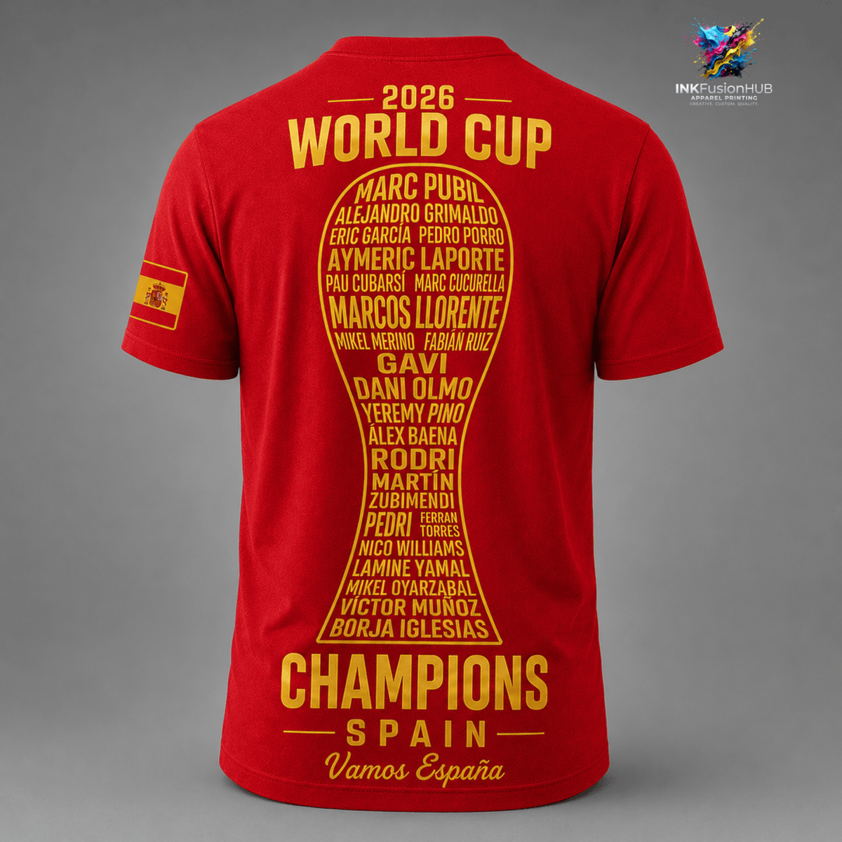 Vamos Espana FiFa World Cup 2026 Champions TShirt