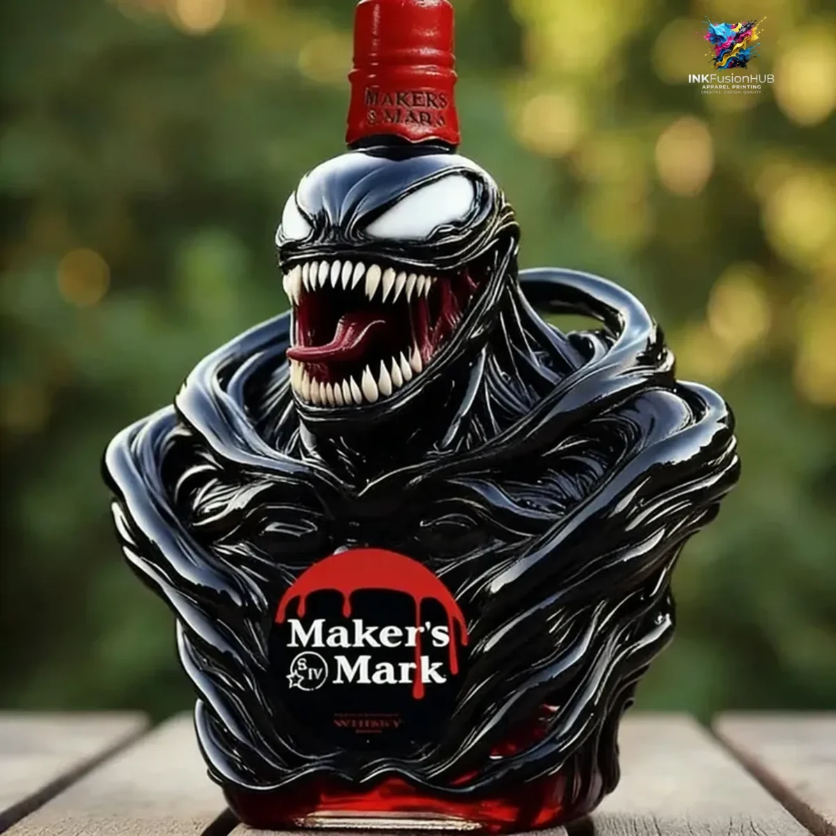 Venom Edition Maker’s Mark Whiskey Bottle