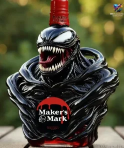 Venom Edition Maker’s Mark Whiskey Bottle