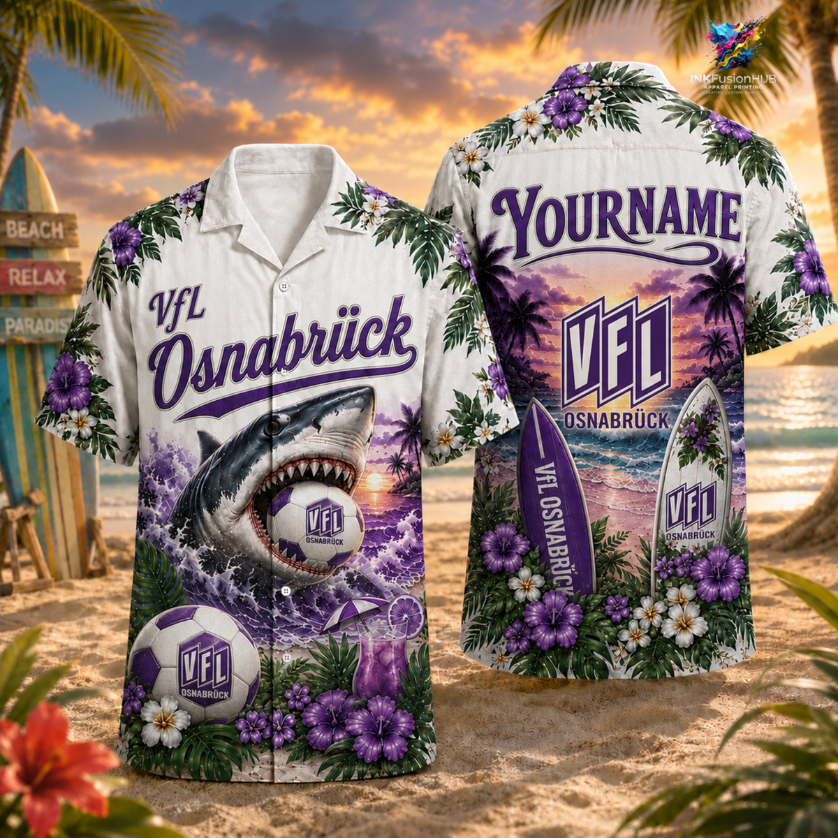 VfL Osnabrück Personalized Hawaiian Shirt