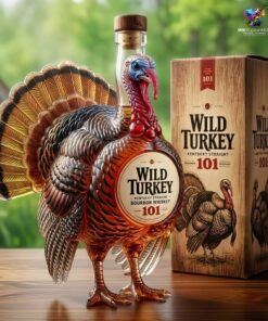 Wild Turkey 101 3D Whiskey Bottle