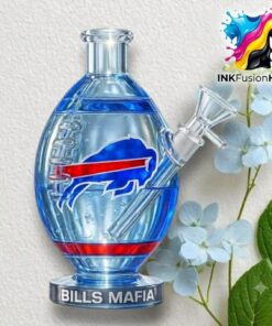 Buffalo Bills Mafia Football-shaped Glass Bong