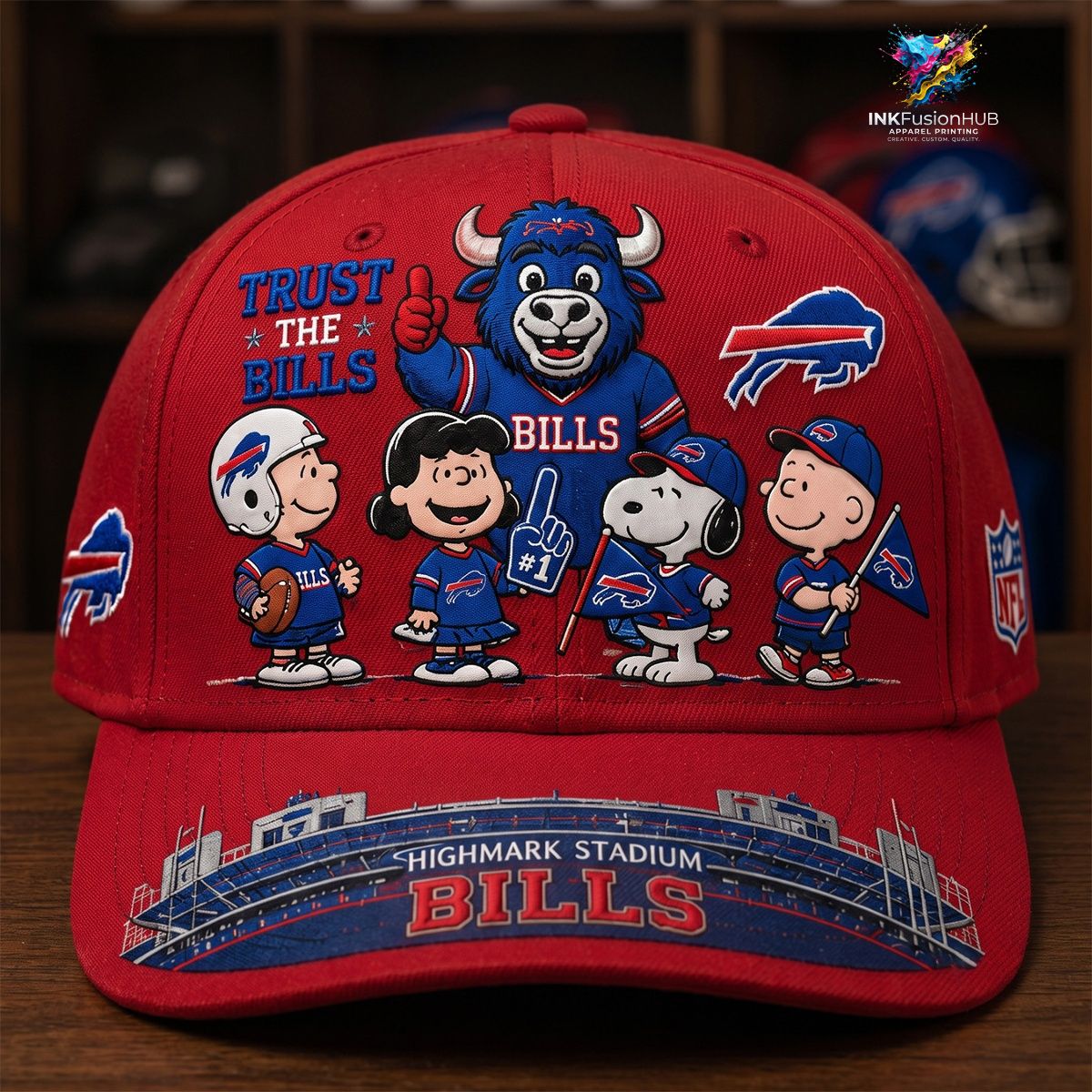 Buffalo Bills x Snoopy NFL Cap
