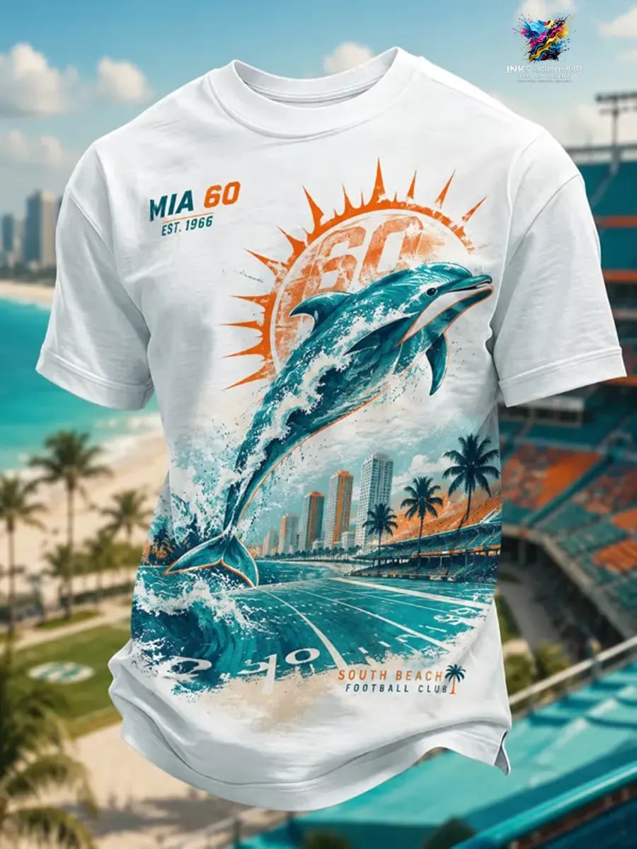 Miami Dolphins 60th Anniversary T-shirt