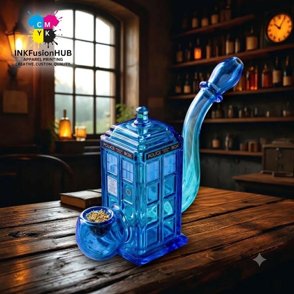 Doctor Who Tardis Glass Pipe Doctor Who Tardis Glass Pipe