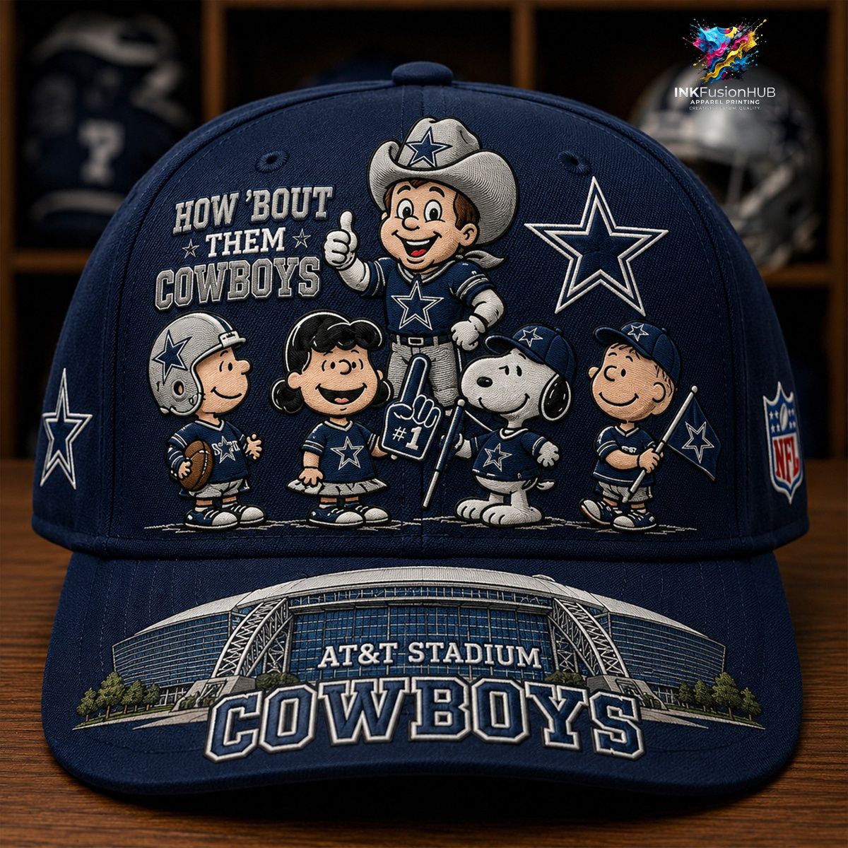 Dallas Cowboys x Snoopy NFL Cap
