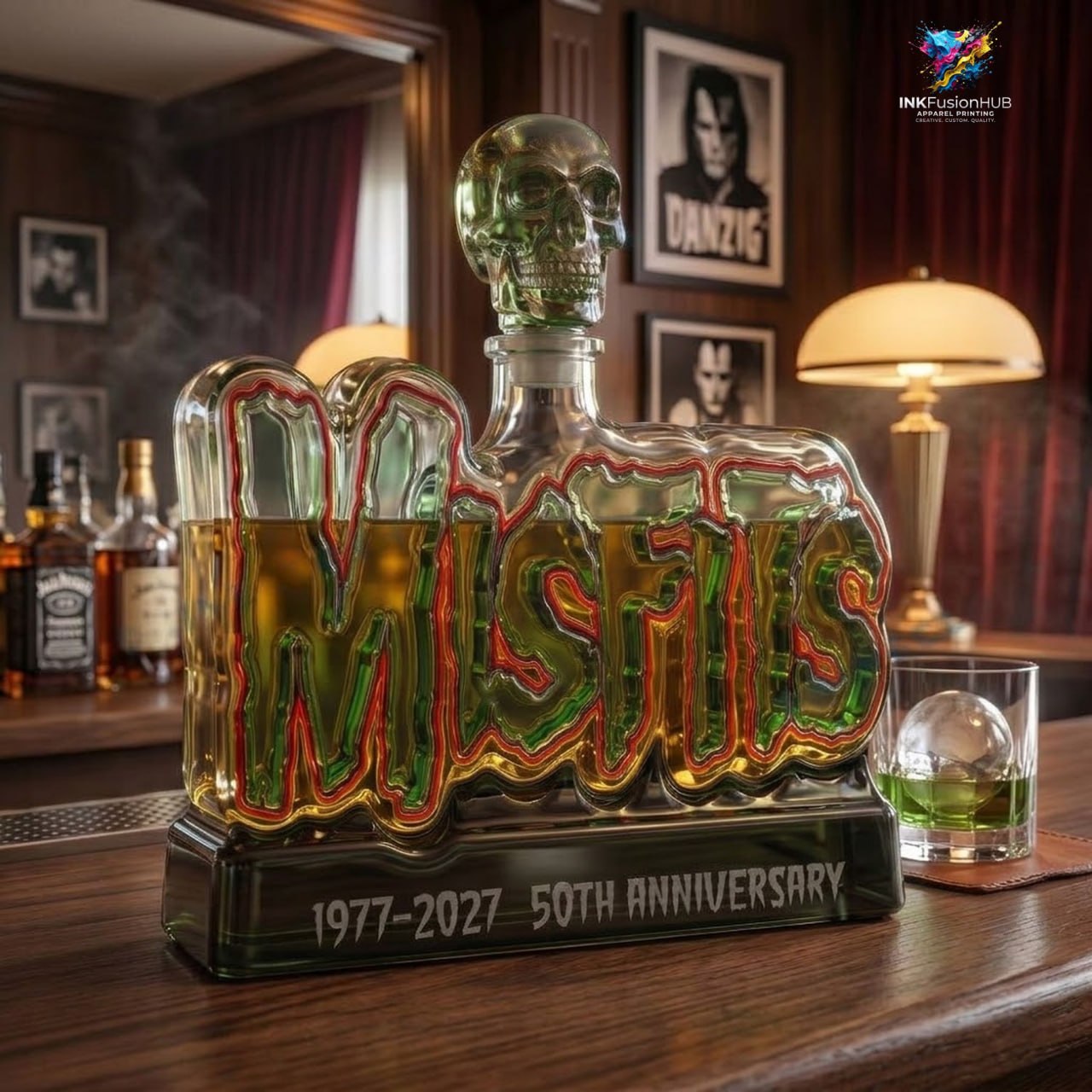 Misfits 1977-2027 50th Anniversary Whiskey Bottle Misfits 1977-2027 50th Anniversary Whiskey Bottle