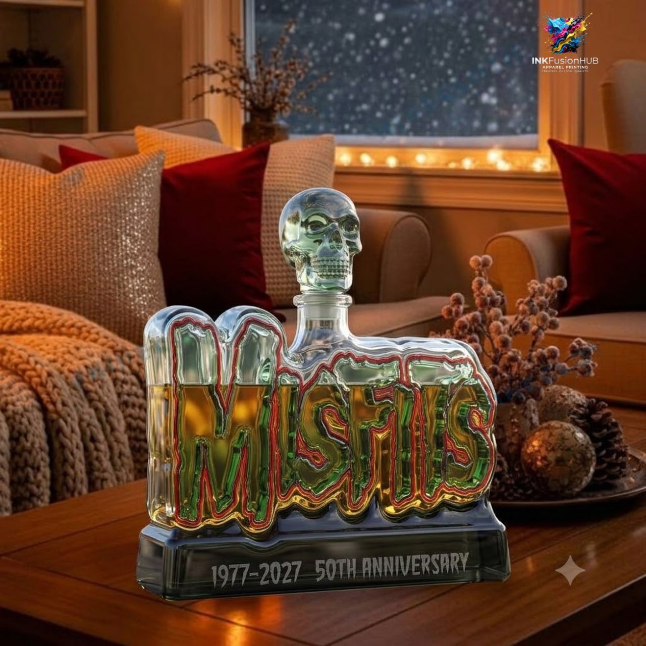Misfits 1977-2027 50th Anniversary Whiskey Bottle Misfits 1977-2027 50th Anniversary Whiskey Bottle