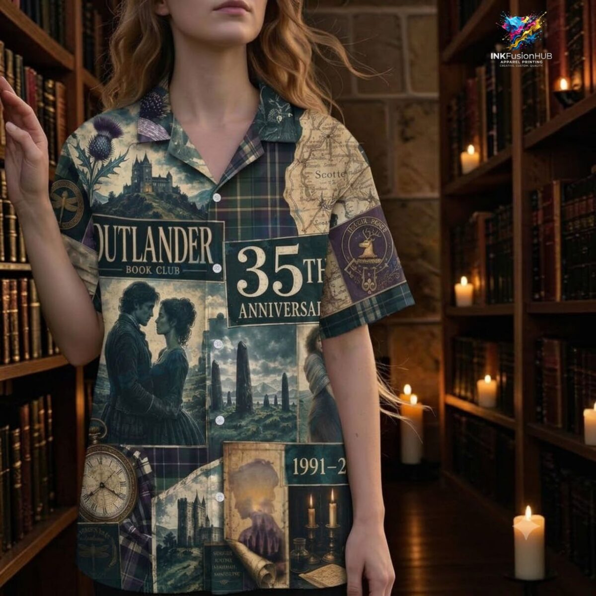 Outlander 35th Anniversary 1991-2026 Personalized Hawaiian Shirt