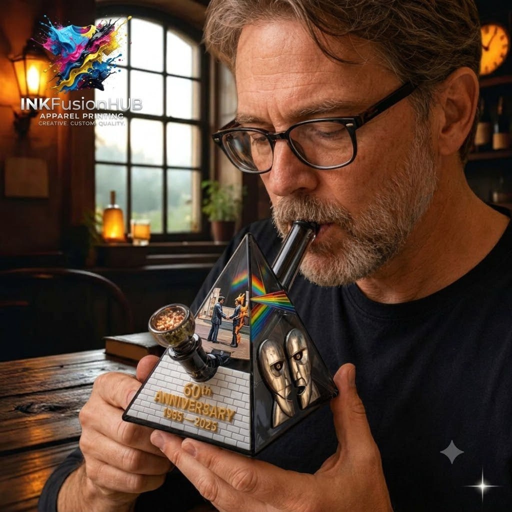 Pink Floyd 60th Anniversary 1965-2025 Glass Pipe Pink Floyd 60th Anniversary 1965-2025 Glass Pipe