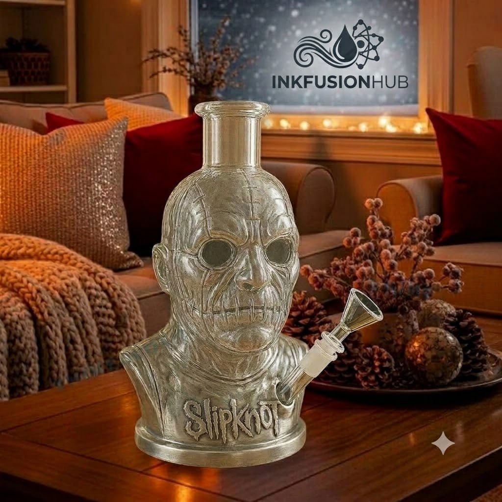 Slipknot Rockband Custom Glass Bong Slipknot Rockband Custom Glass Bong