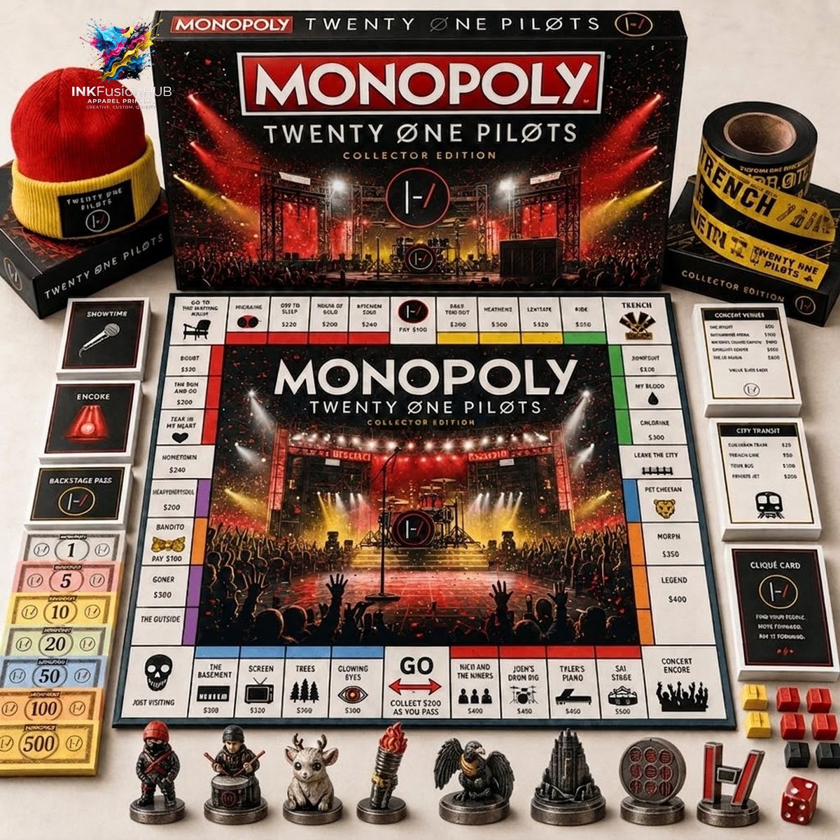 Twenty One Pilots 2026 Collector Edition Monopoly Board Game