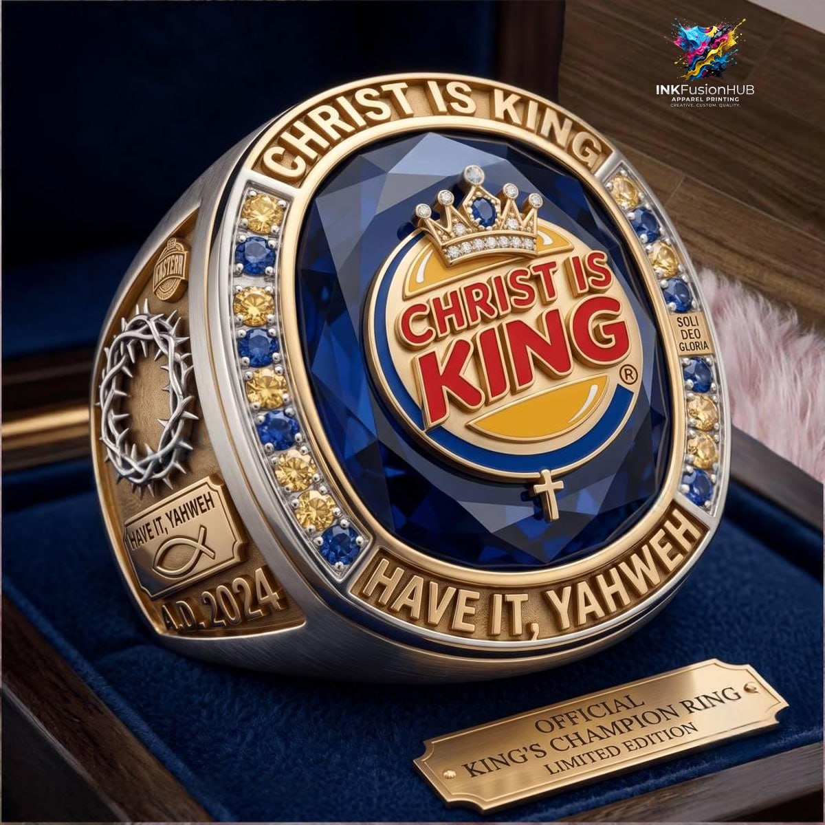 Christ Is King Have It Yahweh Ring