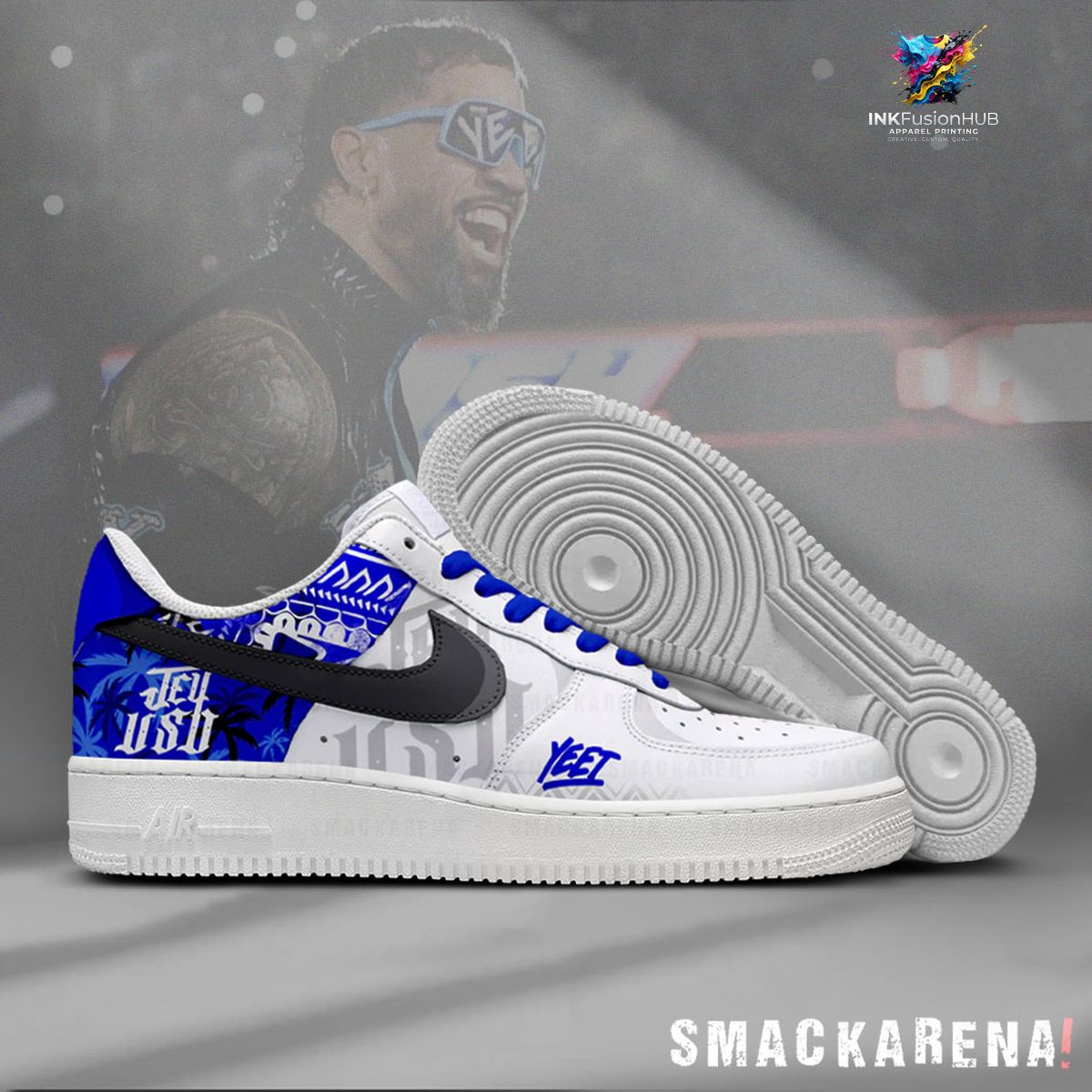 Yeet Jey Uso SummerSlam 2026 Air Force 1 Shoes