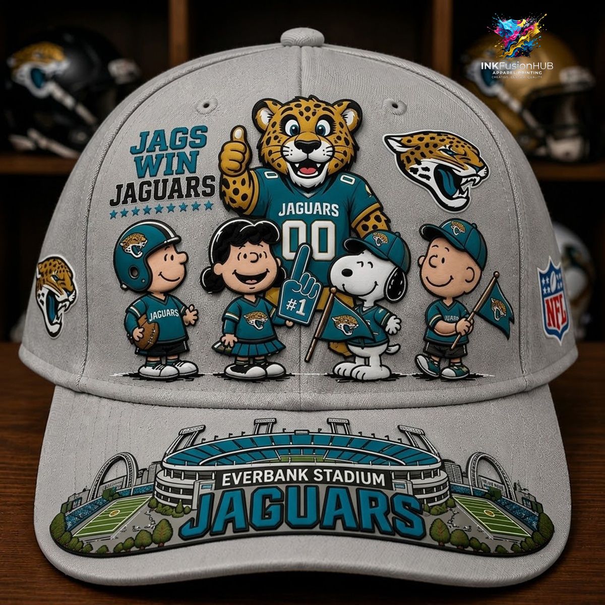 Jacksonville Jaguars x Snoopy NFL Cap