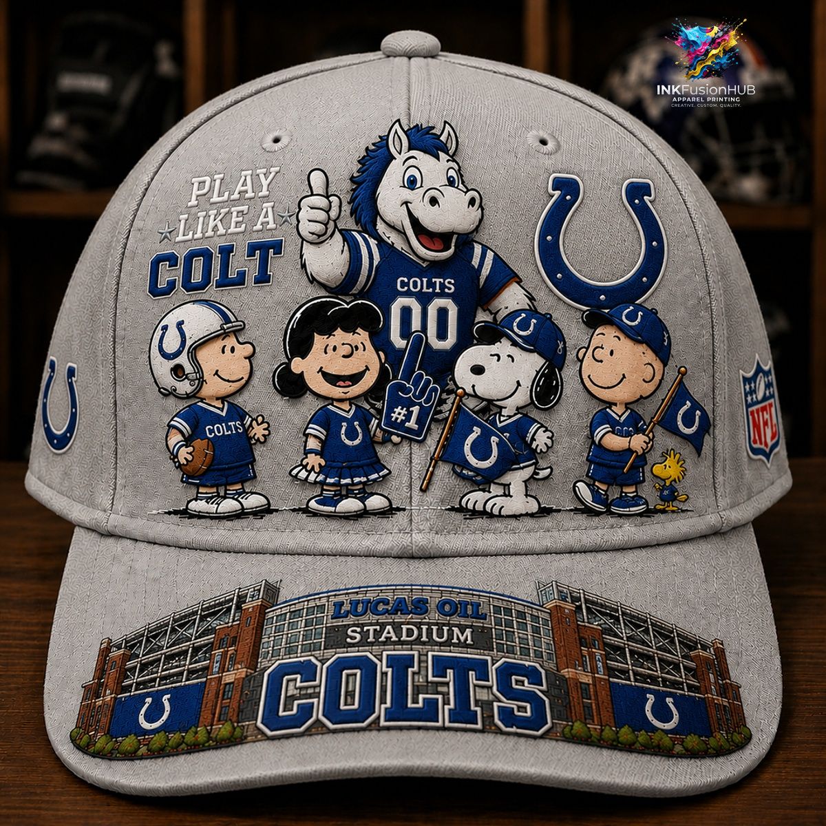 Indianapolis Colts x Snoopy NFL Cap