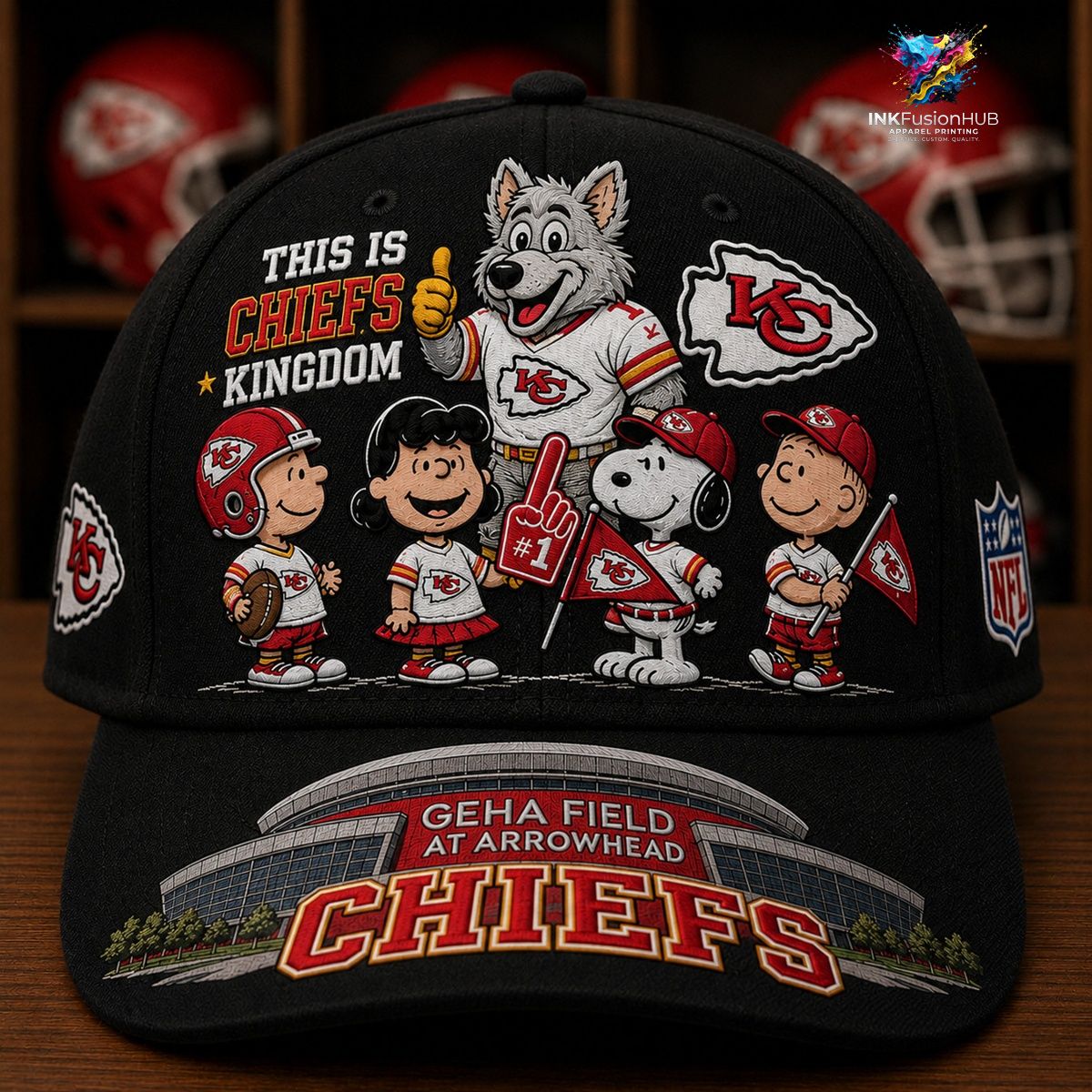 Kansas City Chiefs x Snoopy NFL Cap