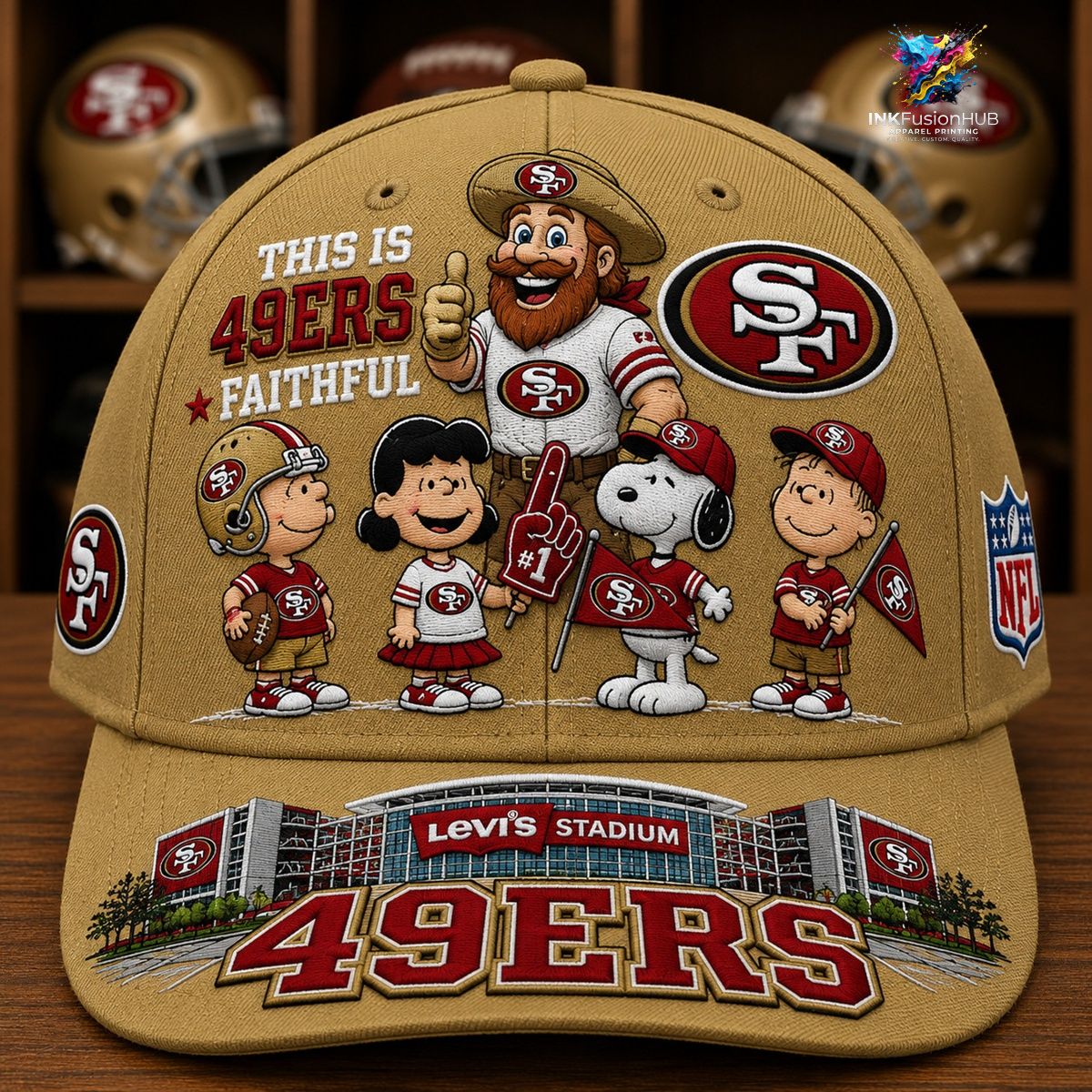 San Francisco 49ers x Snoopy NFL Cap