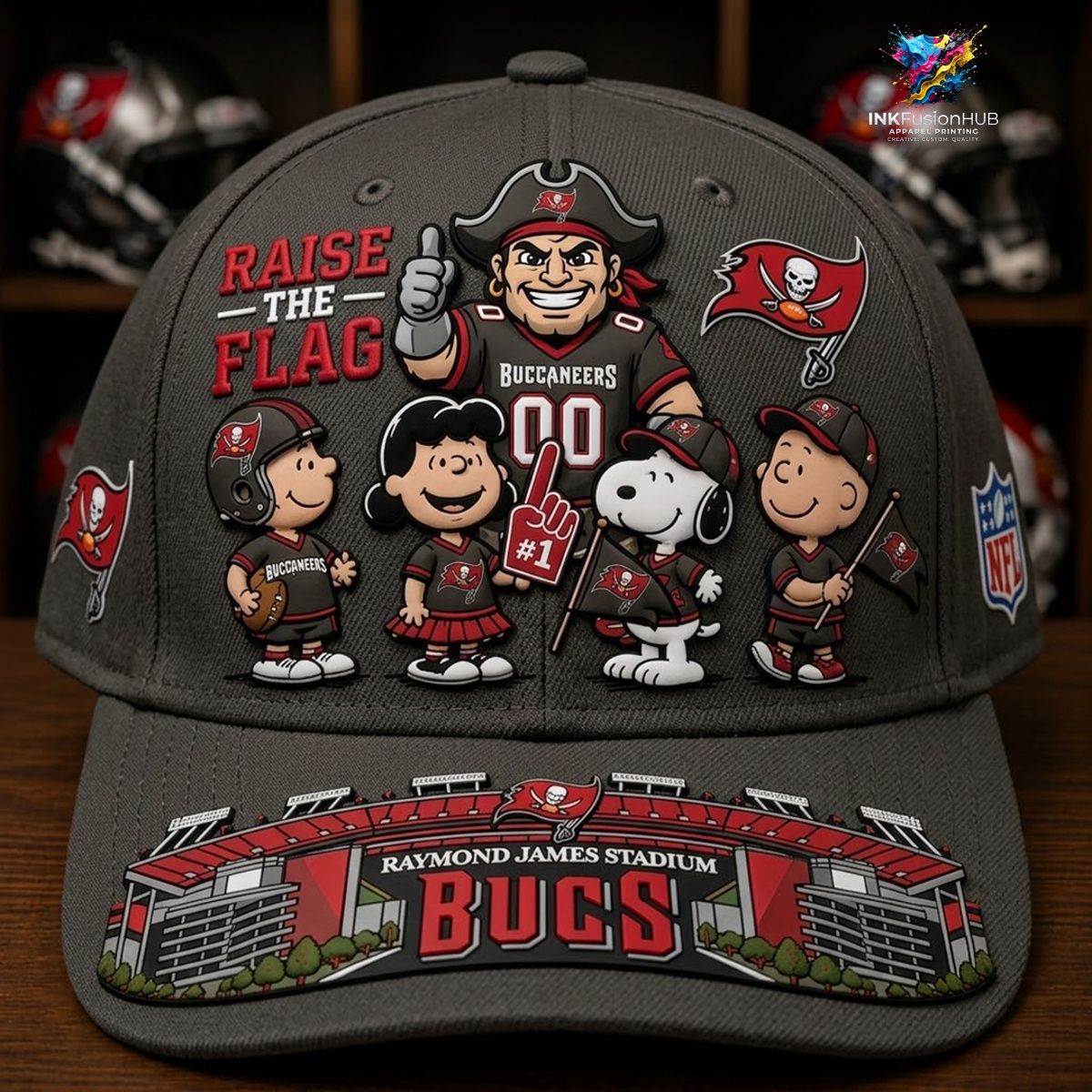 Tampa Bay Buccaneers x Snoopy NFL Cap