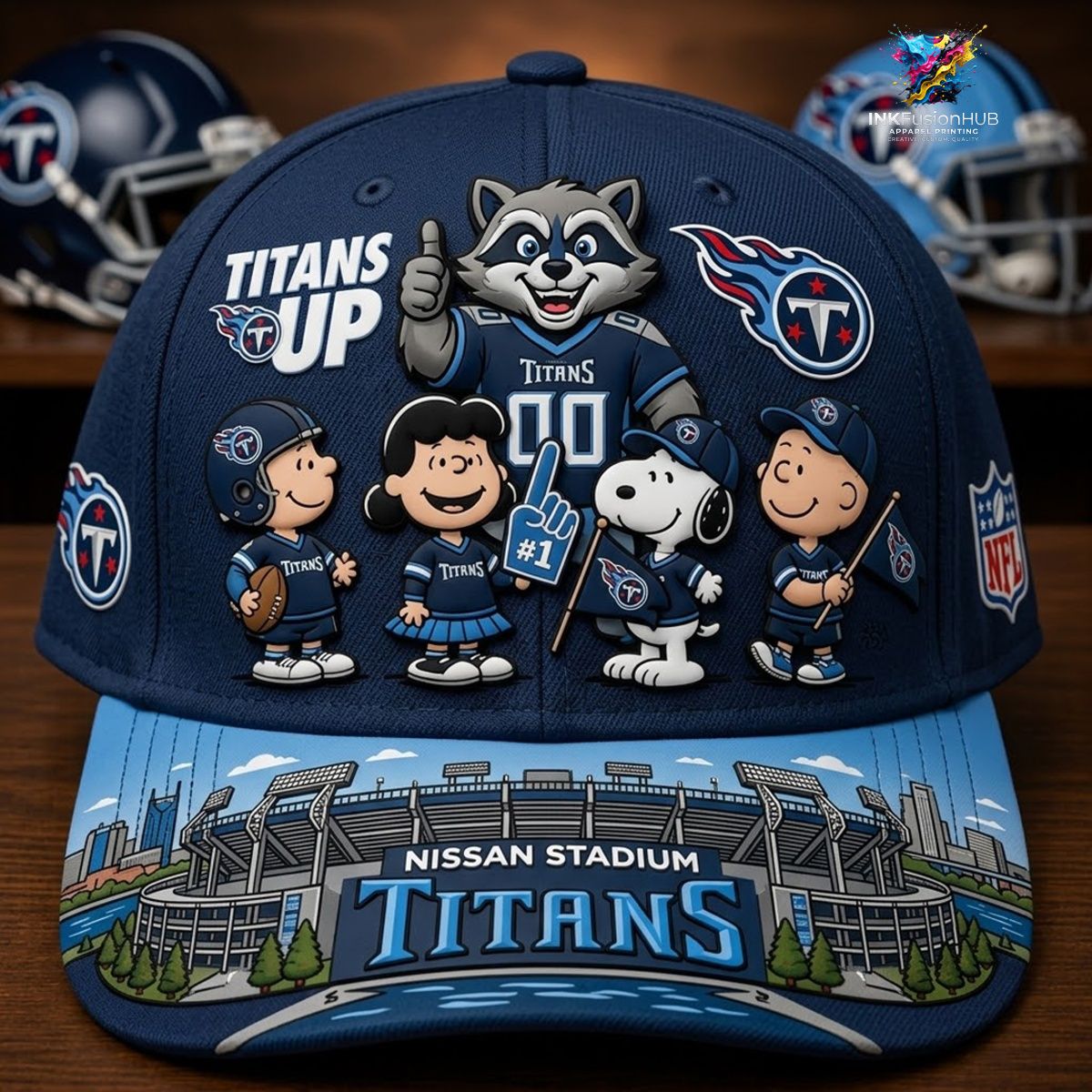 Tennessee Titans x Snoopy NFL Cap