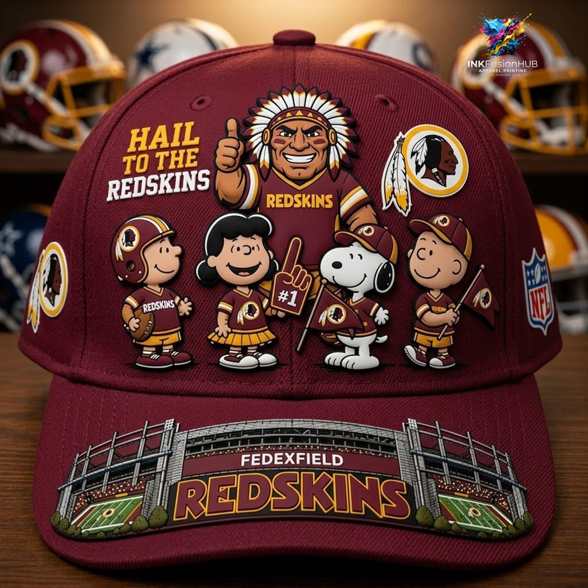 Washington Commanders x Snoopy NFL Cap
