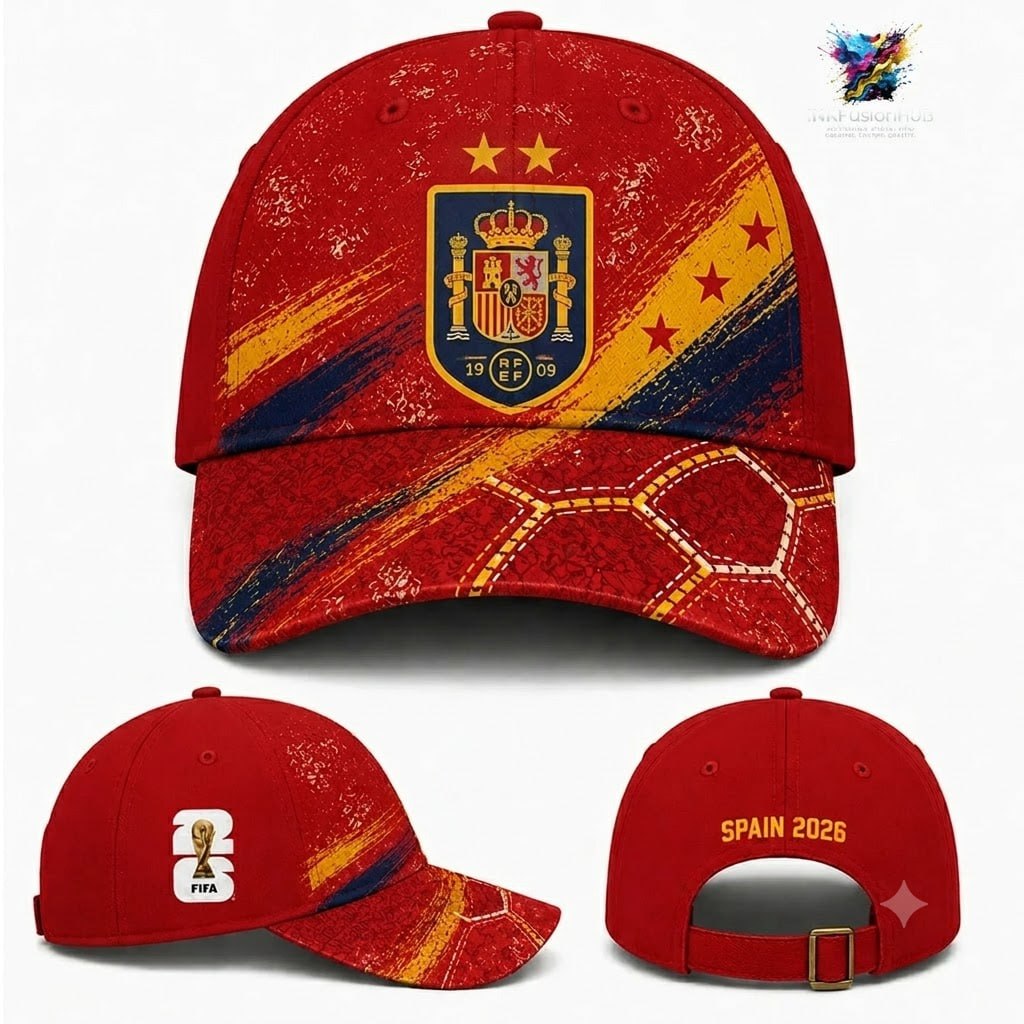 Spain World Cup 26 La Roja Fan Hat