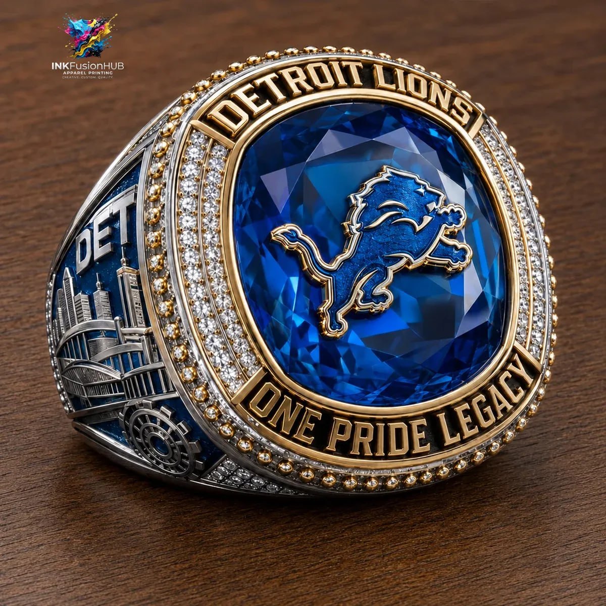 Detroit Lions One Pride Legacy Ring