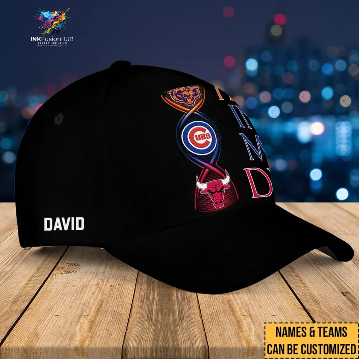 Three Teams In My DNA Classic Cap