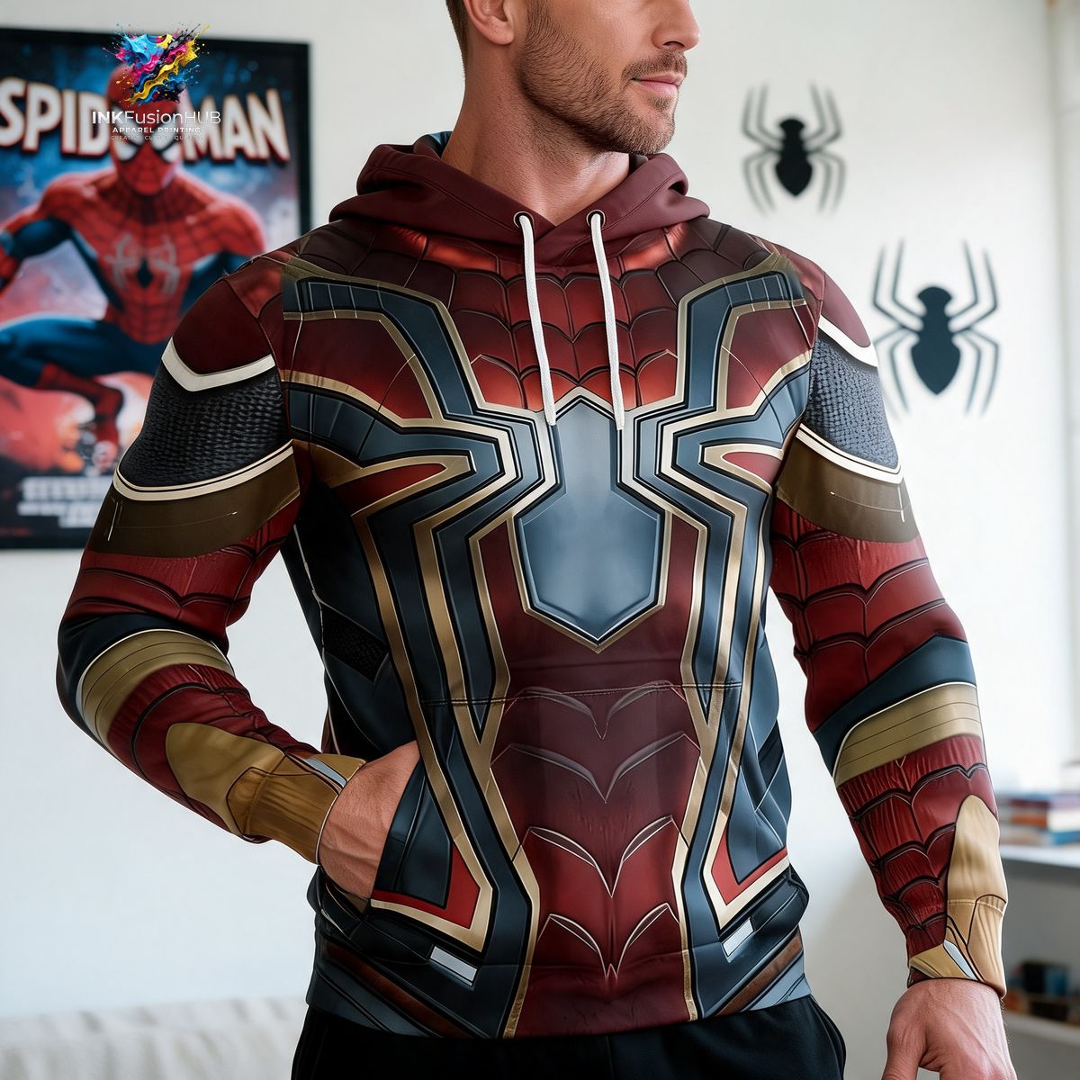 Spiderman Iron Spider Costume Hoodie