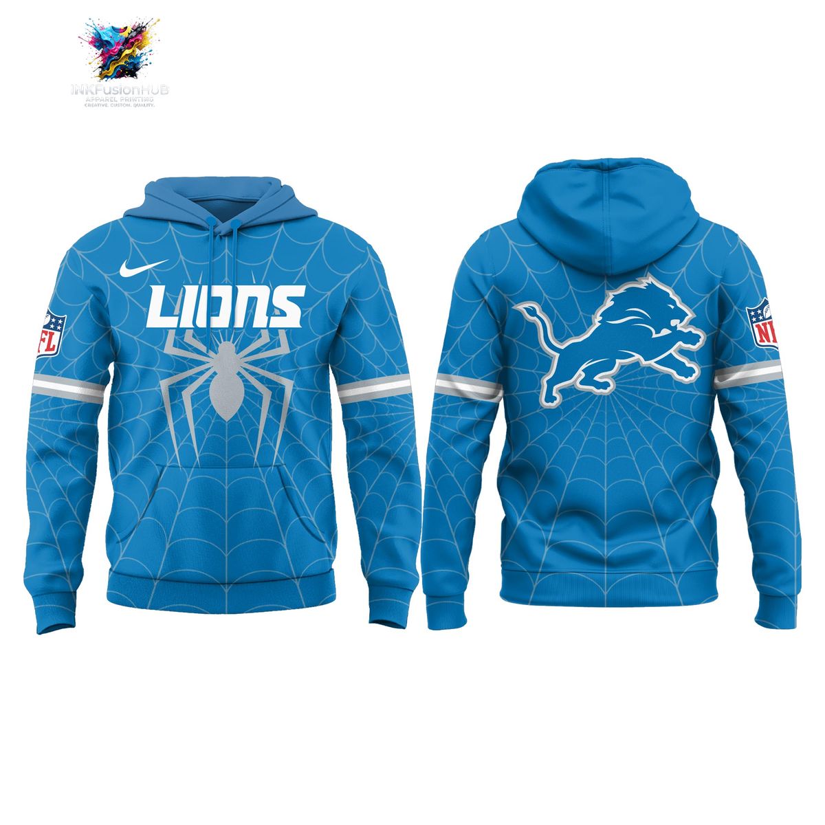 Detroit Lions Spider Man Brand New Day Hoodie