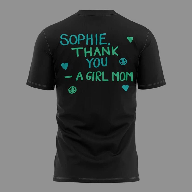 Sophie Cunningham Indiana Fever Thank You Sophie For Speaking Up For Girls T-Shirt