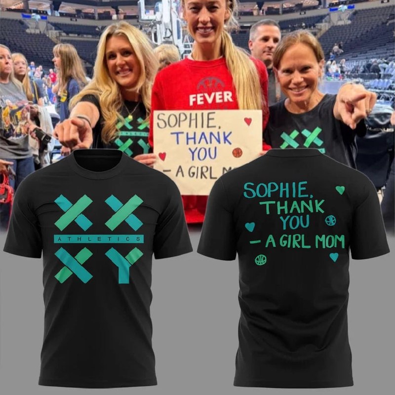 Sophie Cunningham Indiana Fever Thank You Sophie For Speaking Up For Girls T-Shirt