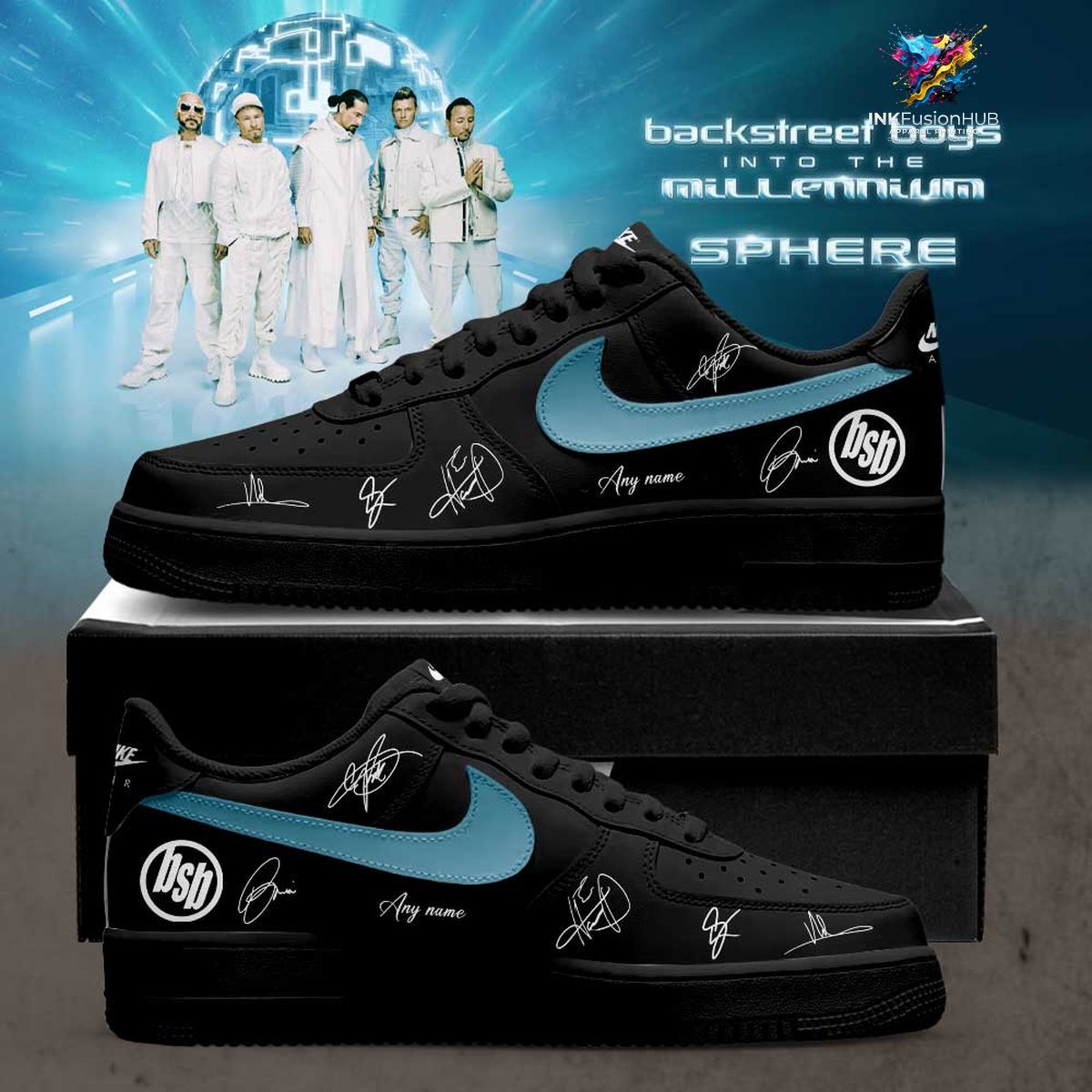 Air Force 1 Shoes Backstreet Boys Into The Millennium Tour V8 Signature