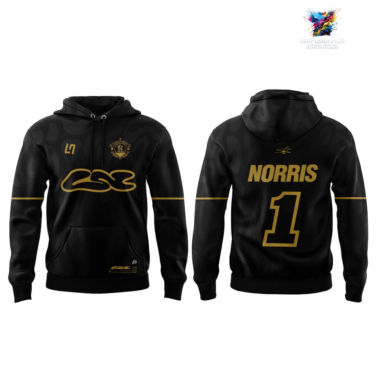 Mclaren F1 Team Hoodie Lando Norris Grandstand Signature