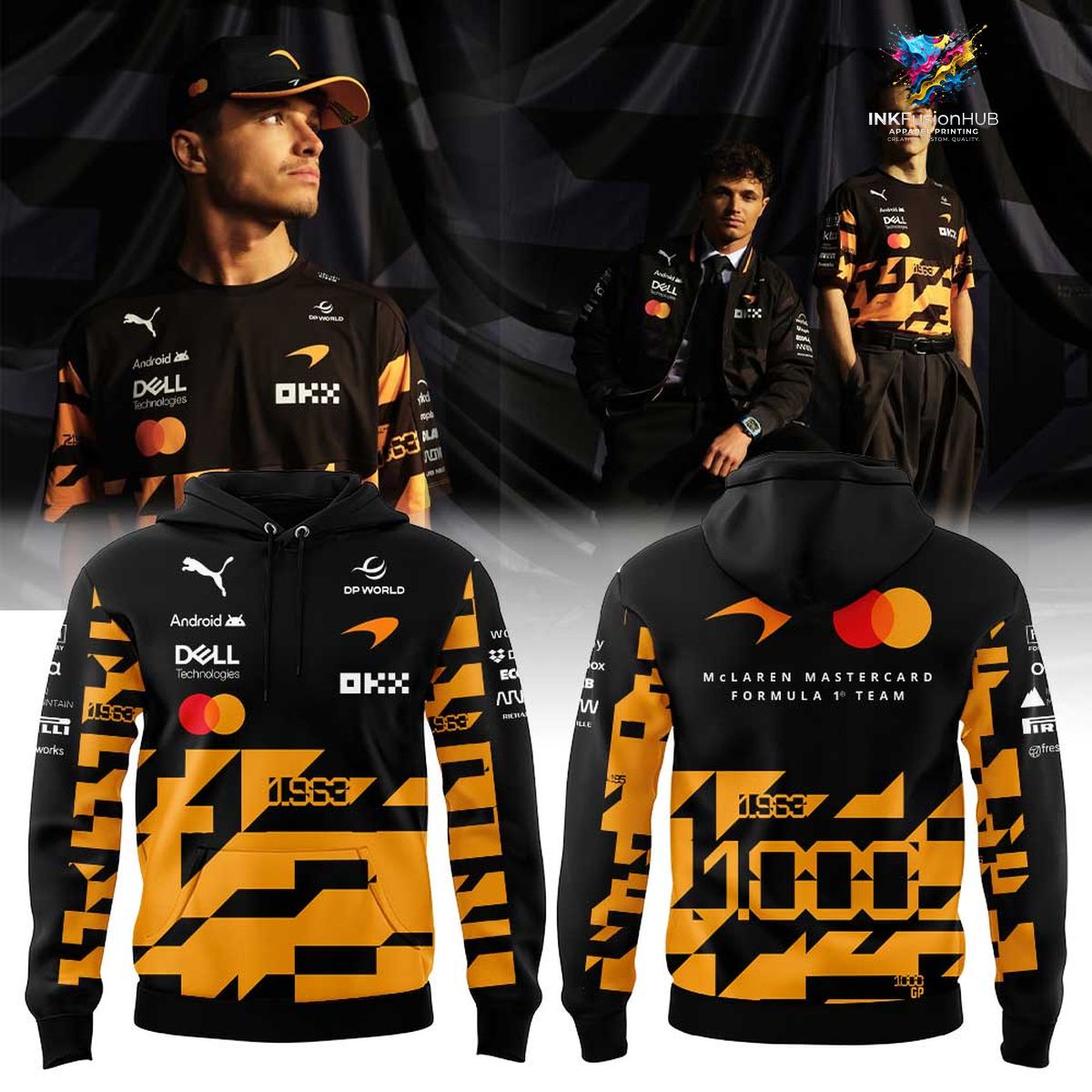 McLaren Hoodie Mastercard Formula 1 Team 1000 GP Commemorative Collection