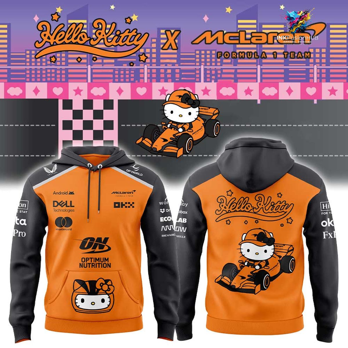McLaren F1 Team Hoodie x Hello Kitty