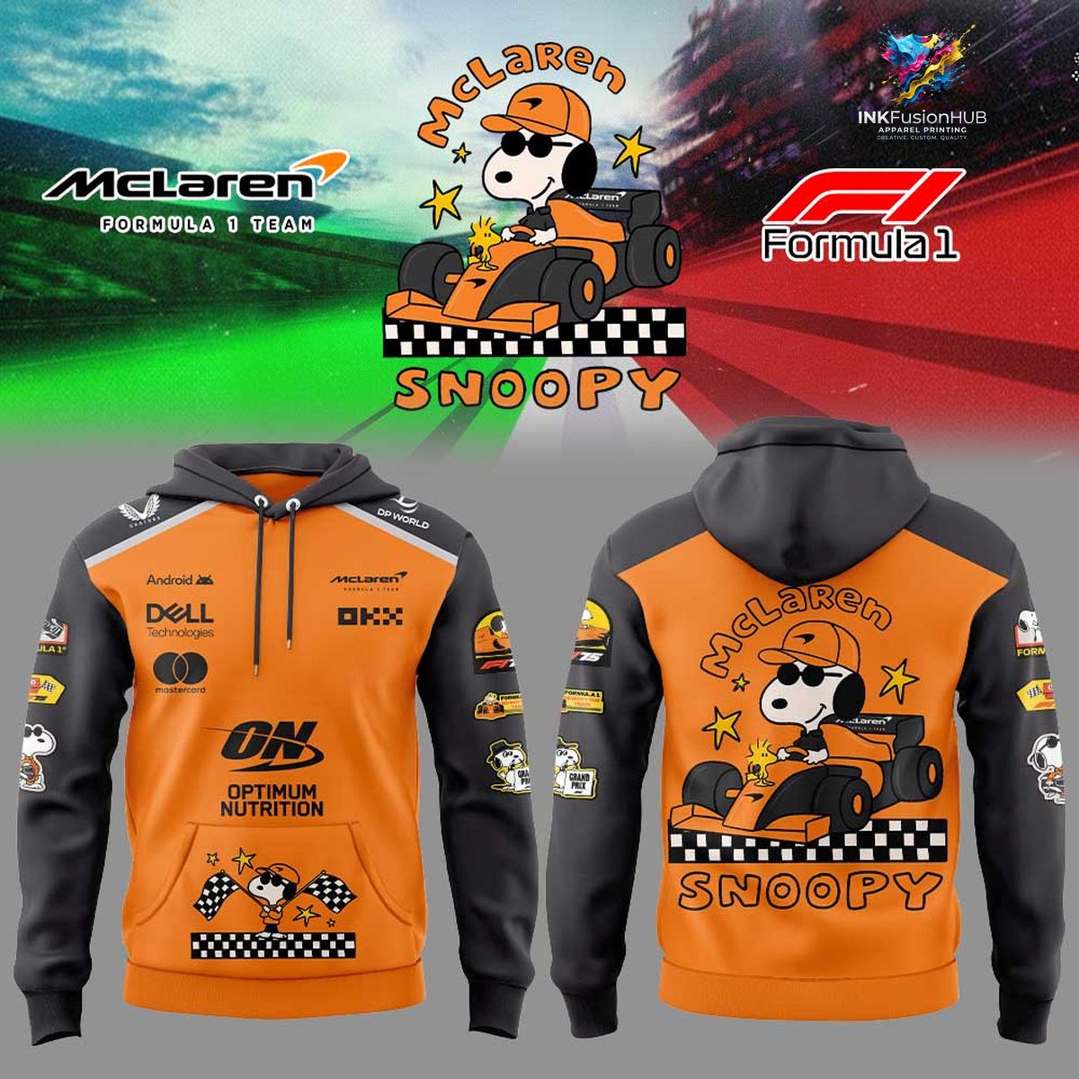 Snoopy Drive McLaren F1 Team Hoodie