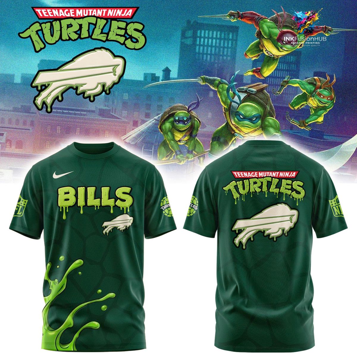 Buffalo Bills Mutant Ninja Turtles Tshirt