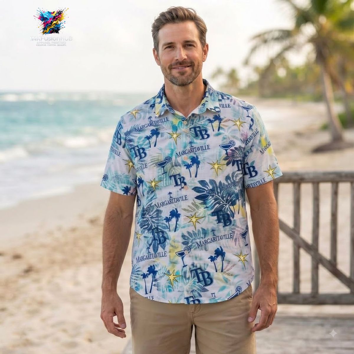Tampa Bay Rays Margaritaville Hawaiian Shirt